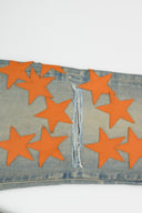 Clay Indigo/Orange Chemist Star Skinny Jeans