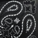 Black Weekender Bandana Bag