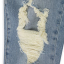 Blue Distressed Womens Skinny Jeans