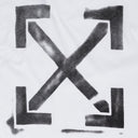 White Short Sleeve Solid Arrow T-Shirt