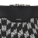Black Wavy Houndstooth Weekender Bag