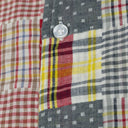 Blue / Red Mosaic Short Sleeve Shirt