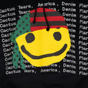 Black Cactus Smiley Hoodie