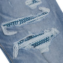 Blue Crystal Thrasher Jeans