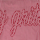 Red KMG Gingham Button-Up