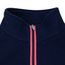 Blue Quarter Zip Fleece Pullover