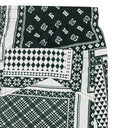 Green Card Print Swim Trunk