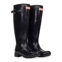Black Tall Gloss Rain Boots