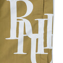BEIGE SIDE LOGO SHORTS
