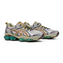 White / Khaki Gel-Quantum Kinetic Sneakers