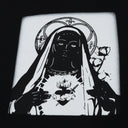 Black Fluorescent Mary Hoodie