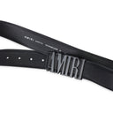 Black 4cm Amiri Logo Belt