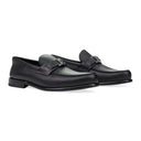 Black Grained Major Loafers
