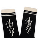 Black Stack Logo Sock
