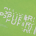 Fluorescent Green Textured Glitch T-shirt