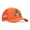 Orange 'Black Madonna' Trucker Hat