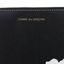Black Cotton Wreath Wallet