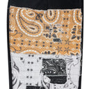 Black Bandana Art Patch Skiny Jeans