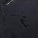 Black Script Logo Quarter Zip