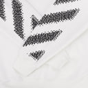 White Pixel Diagonal Skate Hoodie