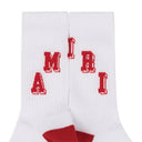 White/Red Collegiate Tube Socks