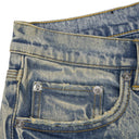 Light Indigo Sunshine Coated Skinny Jeans