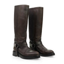 Brown Leather Riding Boots
