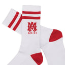 White/Red MA Tube Socks