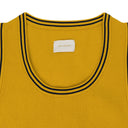 Yellow Knit Basketball Jersey