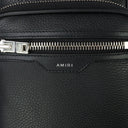 Black Pebbled Nappa Hip Pouch