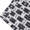 Black/White Amiri Interweave Swimtrunk