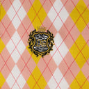 Pink / Yellow Intarsia Polo T-Shirt