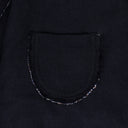 Navy Cropped Raglan Jacket