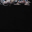 Black Pegasus Script Hoodie