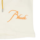 White Script Logo Terry Sweatshorts