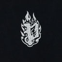 Black Gothic Flame T-Shirt
