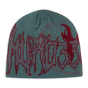 Green/Red Skully Beanie