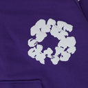 Purple Cotton Wreath Sweatshirt