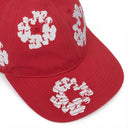 Red Cotton Wreath Fitted Cap