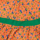 Orange Printed Doll Dress