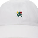 White Brushed Crest Hat