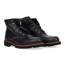 Black 1000 Mile Plain Toe Rugged Boot