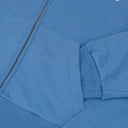 Blue Denim U Zip Hoodie