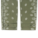 Green Bleached Bandana Field Cargo Pants