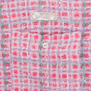 Metallic Pink Tweed Work Shirt 1