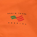 Orange Ellis Tears Zip Hoodie