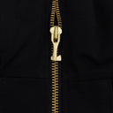 Black/Gold Sainte Flavie Bomber Jacket