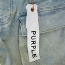 Light Indigo P018 Relaxed Double Cargo Jeans