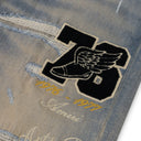Antique Indigo Varsity Eagle Logo Jeans
