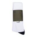 Black/White 3 Pack Calf Socks